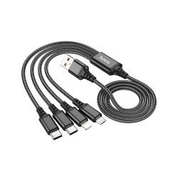 Hoco X76 4in1 Super charging CABLE 2A Ligh...