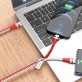 HOCO U97 2in1 Zipper charging cable (Light...