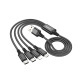 Hoco X76 4in1 Super charging CABLE 2A Ligh...