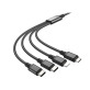 Hoco X76 4in1 Super charging CABLE 2A Ligh...