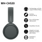 Sony WH-CH520B On-Ear Kopfhörer Black