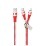 Hoco U97 2in1 ZIPPER charging CABLE (Light...